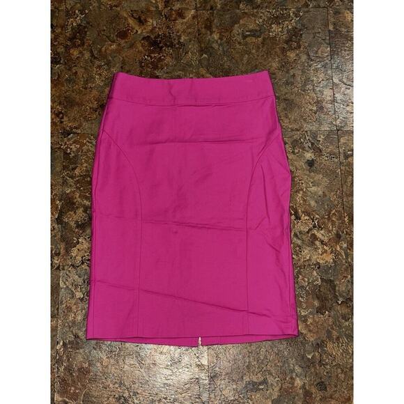 Banana Republic Factory Seamed Pencil Skirt Size 2 Pink - Picture 1 of 9